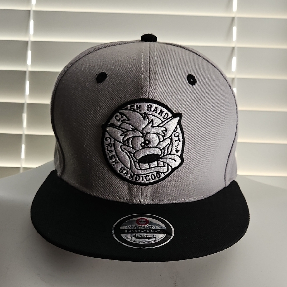 Numskull Crash Bandicoot Snapback Flat Brim Hat